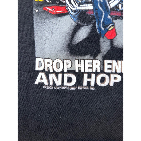 Big Johnson Motorcycles West Coast Choppers OCC Parody XL Biker Motorcycle Faded