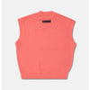 Fear of God Essentials Sweatshirt Vest Adult Size 12 Pink Coral Mock Neck Fleece