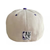 Milwaukee Bucks Mitchell & Ness Hat 7 5/8 Cream Purple 1977 All Star Game Patch