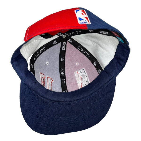 Yao Ming Vintage Houston Rockets Fitted New Era Hat Sz. 7 1/8 100% Wool USA RARE