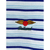 Peter Millar Crown Seaside Stripe Polo L Drirelease Baltusrol Golf Logo
