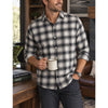 Peter Millar Autumn Soft Gale Plaid Shirt Men's L Cotton MF22W15USL NWOT