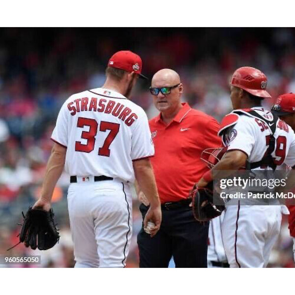 Washington Nationals Game Worn Majestic On-Field Tech Fleece Pullover Sz. XL