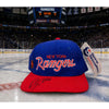 New York Rangers Snapback Hat Sports Specialties Script NHL NWT Vintage
