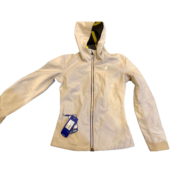 K-Way Women's Jacket Lil Bonded Micro Ripstop K008Jx0 Pink Papyrus Sz. 8 NWT