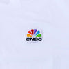 Peter Millar Summer Comfort CNBC Polo Shirt White Performance Golf Large NWOT
