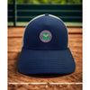 Wimbledon Championships Trucker Hat Navy Mesh Strapback Tennis Cap OSFM EUC