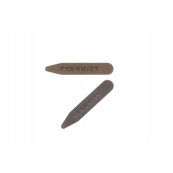 Charles Tyrwhitt Brass Metal Collar stays (2.2”) One Pair