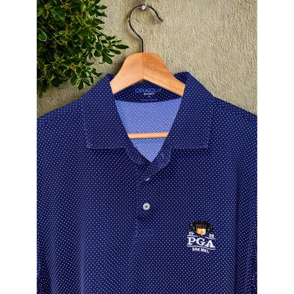 B Draddy 2023 PGA Championship Oak Hill Golf Polo Shirt Mens Medium M