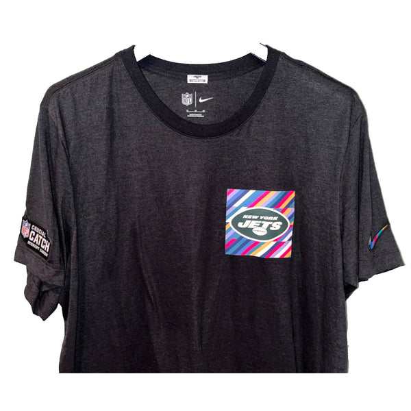 New York Jets Nike Crucial Catch T-Shirt Team Issued Aaron Whitecotton Sz. XL