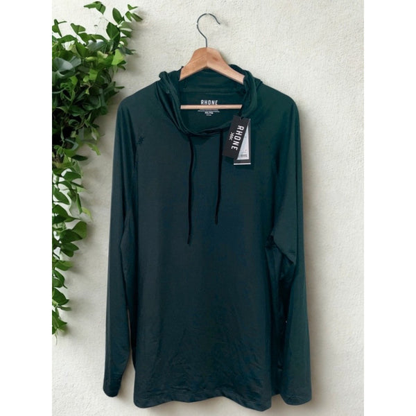 Rhone Reign Midweight Hoodie Men's 2XL Wild Forest NWT UPF 50+ Performance