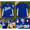 Italy Italia 2006 World Baseball Classic Majestic Jersey 2XL USA Made Vintage