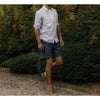 Taylor Stitch Breakwater Shorts XL Washed Indigo Chambray Organic Cotton NWOT