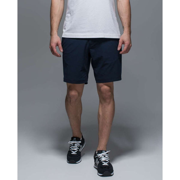 Lululemon ABC Short 9" Mens 36 Inkwell Warpstreme Stretch Golf Casual Navy