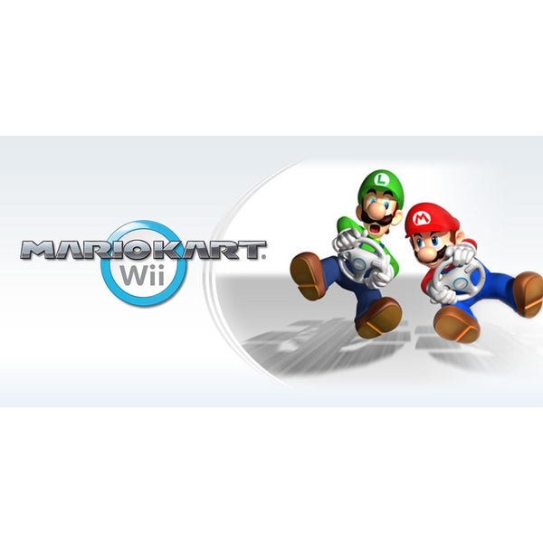 Mario Kart Wii 2008 Nintendo Wii NEW Sealed w/ Wii Wheel OEM 045496901028