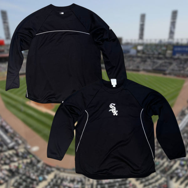 Chicago White Sox Majestic Authentic Collection Pullover Sweatshirt Sz. L EUC