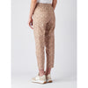 Peserico Graphic-Print Cropped Trousers Camel Butter Size 52 EU 16 US