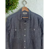 Taylor Stitch California Work Shirt Sz. 40 Charcoal Chambray Organic Cotton NWOT