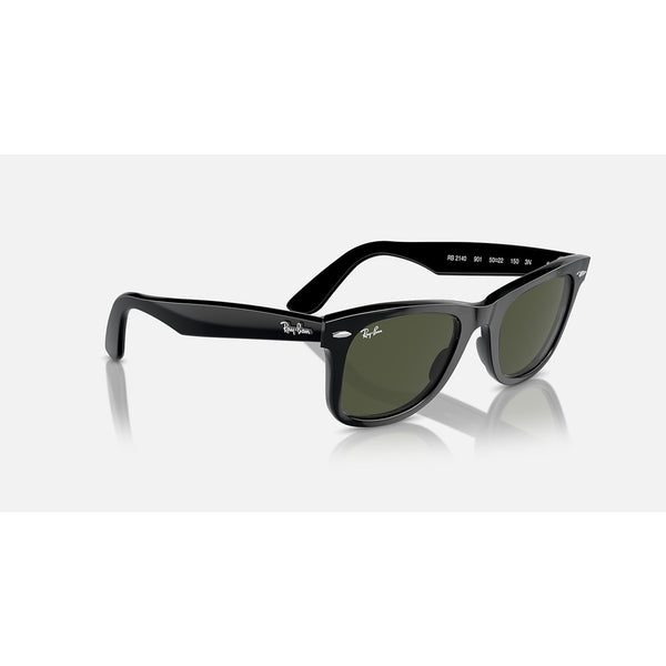 Ray-Ban Original Wayfarer Classic ORB2140 901 G-15 Green Sunglasses NIB Sealed