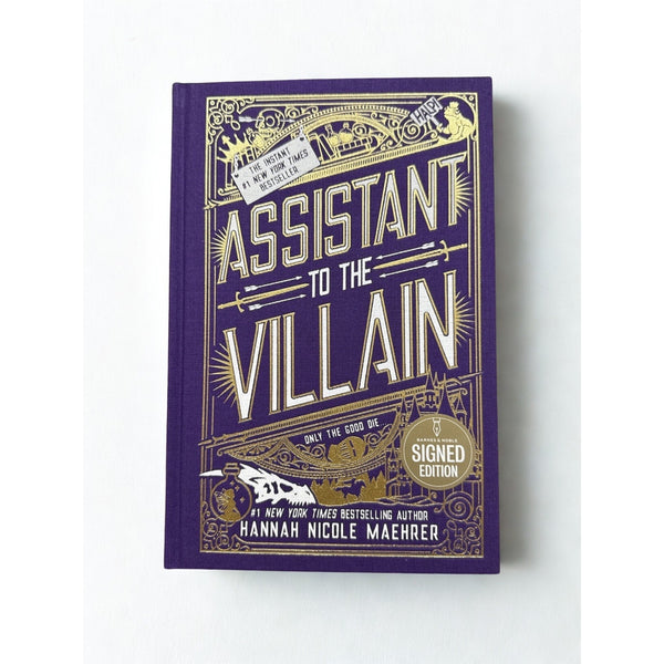 Assistant to the Villain Special Edition Hardcover Signed Hannah Nicole Maehrer