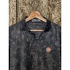 G/Fore Gulf Golf Polo Shirt Mens L Camo Skull Performance Stretch G4MC0K060