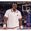 New York Knicks Patrick Ewing Adidas Vintage Warm Up Jersey Shirt 3XL #33