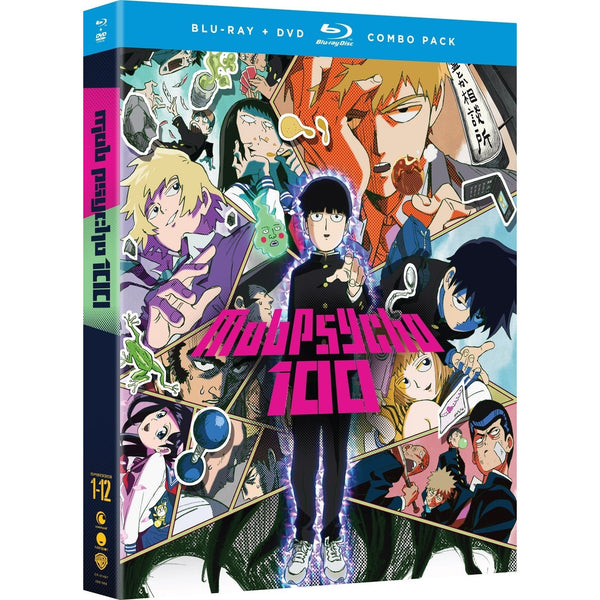 Mob Psycho 100 Complete Series Blu-ray DVD Combo Sealed LE w/Sleeve New Rare