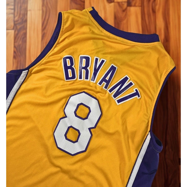 Kobe Bryant Los Angeles Lakers #8 Adidas NBA Swingman Jersey Sz M +2 Stitched