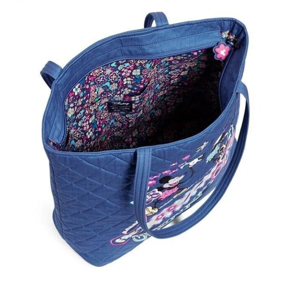 Vera Bradley Disney Mickey Minnie Mouse Sensational Six Paisely Large Tote 28327