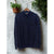 Ermenegildo Zegna Cashmere 1/4 Zip Sweater Navy Blue L 52 Made in Italy (Flaw)