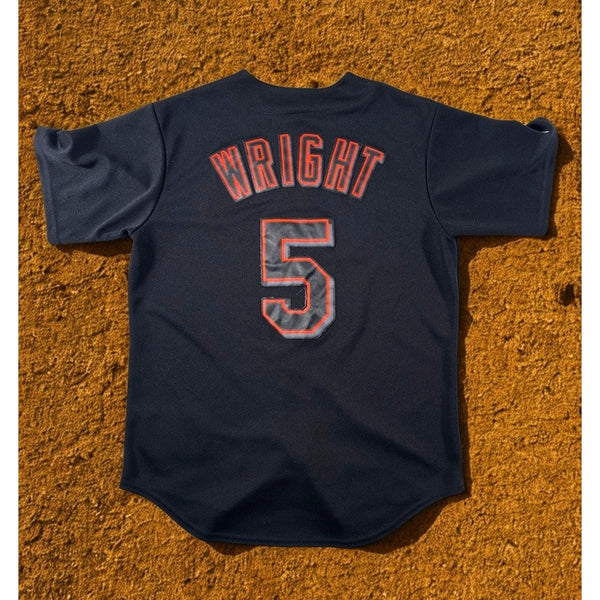 New York Mets David Wright #5 Majestic Black Alt Jersey USA Made Sz. M Rare