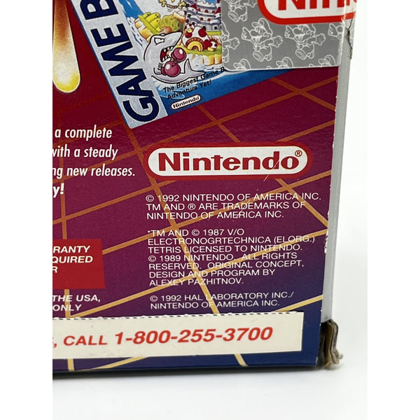 Nintendo Game Boy DMG-01 1992 NOB Complete Box Manual AC Adapter Tested