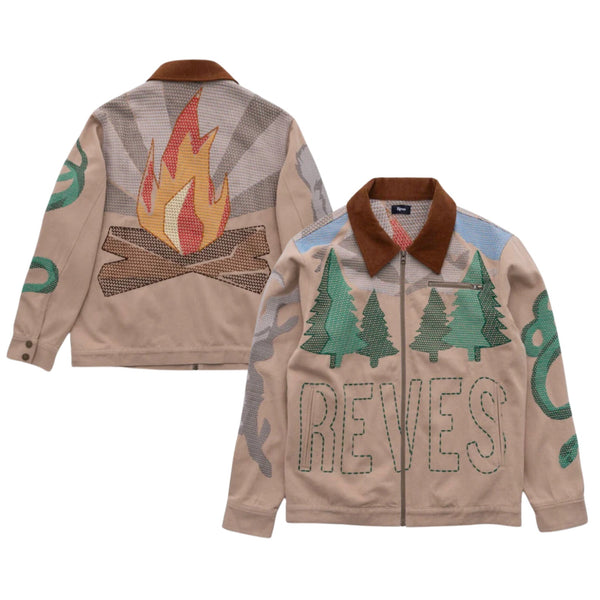 Reves Camp Duck Canvas Trucker Jacket XL NWOT Limited Edition MSRP $260 Outdoor