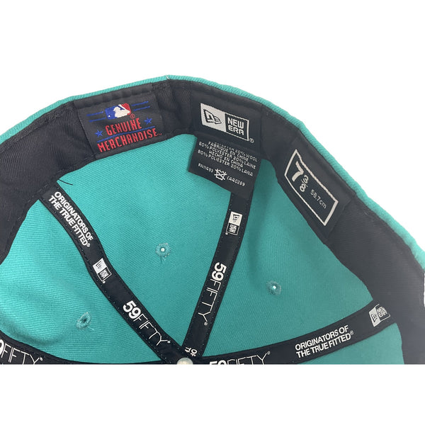 Arizona Diamondbacks New Era 59FIFTY Fitted Hat Retro Two Tone Teal Purple 7 3/8