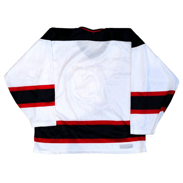 New Jersey Devils CCM NHL Home Jersey Blank White Red XL Sports Hockey Vintage