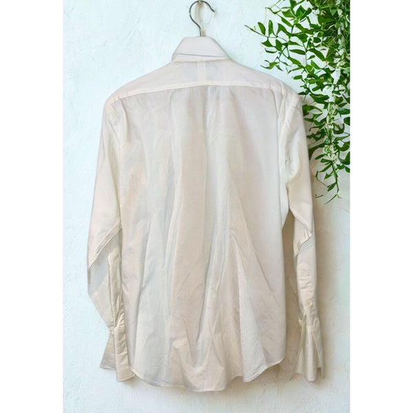 Polo Ralph Lauren Classic Fit Tuxedo Shirt White Mens 14.5 32 Vintage 1980s