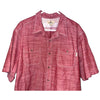 Woolrich Button Front Shirt Atlas 2XL Heather Wine Chambray Cotton Short Sleeve