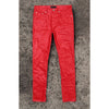 Purple Brand P001 Red Patent Leather Film Jeans Men’s 34x33 Skinny Low Rise