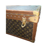 Louis Vuitton Rare Monogram "Ideal" Trunk Antique Steamer Travel Luggage