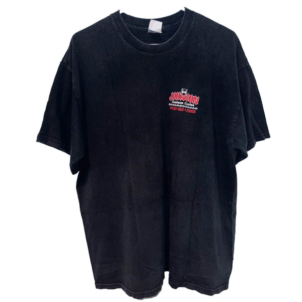 Big Johnson Motorcycles West Coast Choppers OCC Parody XL Biker Motorcycle Faded