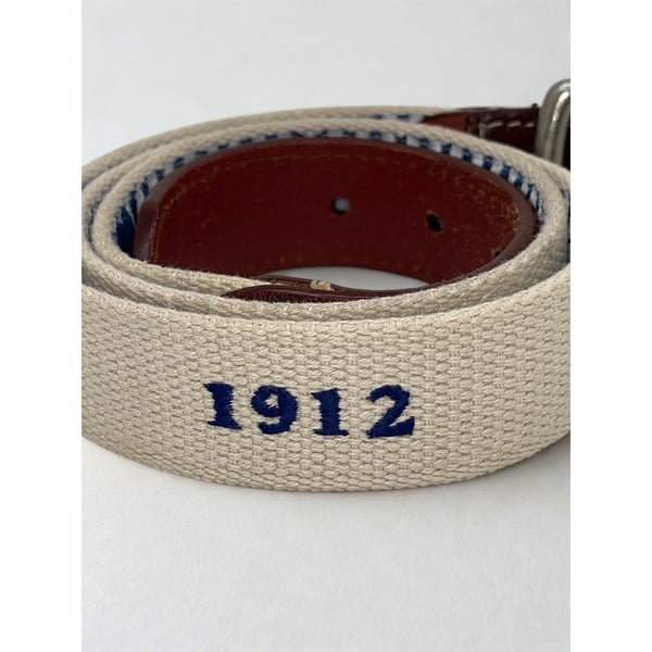 Peter Millar Needlepoint Belt 32 The 1912 Club Plymouth Meeting PA Golf USA