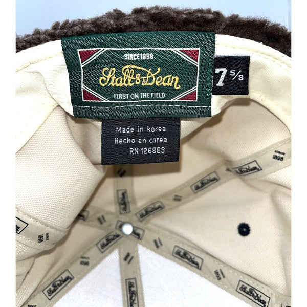 Stall & Dean Aviator Bomber Ear Flap Hat NWT Sz 7 5/8 Winter Cap