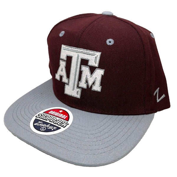 Texas A&M Aggies Zephyr Hat Snapback Cap NWT