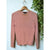 Brooks Brothers Women’s Pink Italian Cashmere Cable Knit Sweater XS