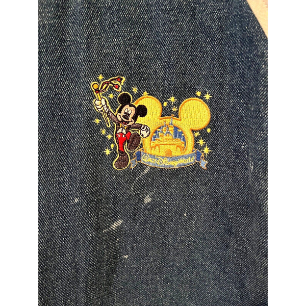 Walt Disney World Denim Jacket Sz. XL Adult Happiest Celebration Earth Coat