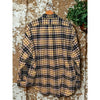 Polo Ralph Lauren Big Shirt Men XL Yellow Blue Plaid Button Down Blue Pony VNTG