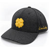Black Clover Rawlings Gold Glove Award FlexFit Hat Gray S/M Live Lucky Rare