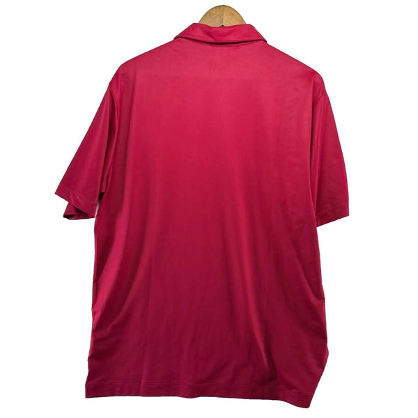 Tiger Woods Collection Nike Golf Polo Shirt Red Dri-Fit XL EUC