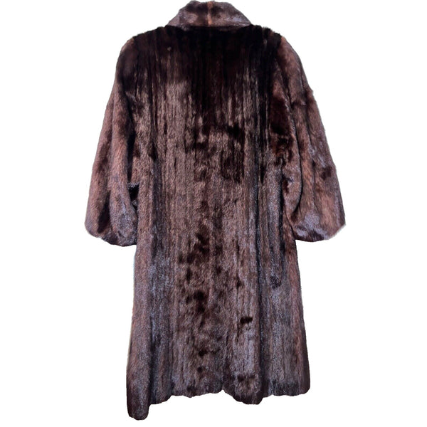 Ranch Mink Fur Severyn Furs Long Sz. 10 Vintage PRISTINE Professionally Stored