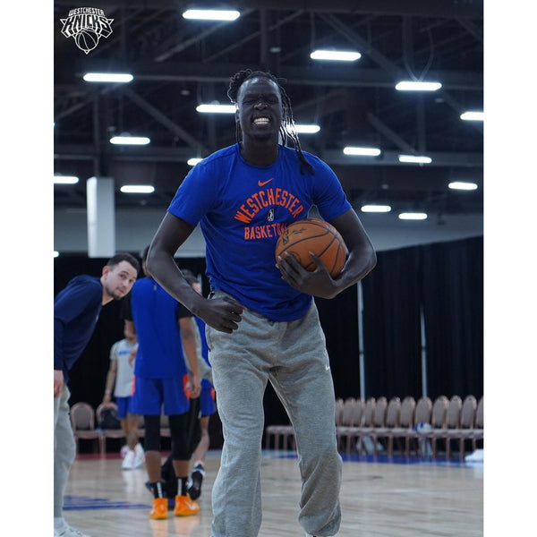 Westchester Knicks NBA G-League Nike Team Issued Practice Warm Up Shirt Sz. LT